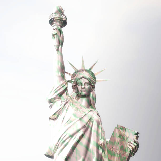 istock Digital Rendering of the Statue of Liberty 640325692