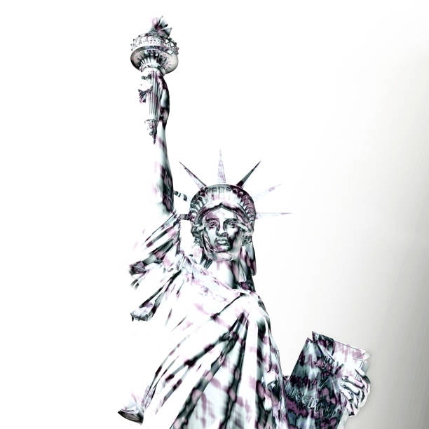istock Digital Rendering of the Statue of Liberty 640325694