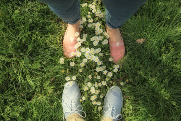 Couple in the park.