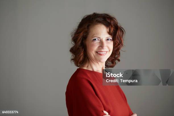 Woman Headshot Looking At Camera Stock Photo - Download Image Now - Women, Portrait, One Woman Only