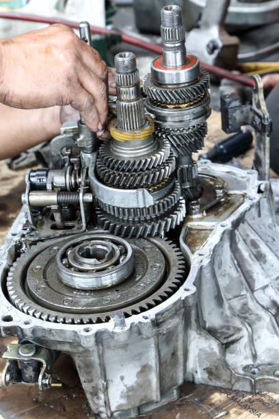 istock Car Gear Box Repair 640334424