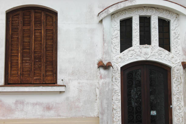 istock Rustic Facade Door and Window Detail 640338746