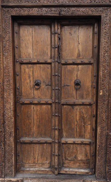 istock Ancient wooden doors 640340370