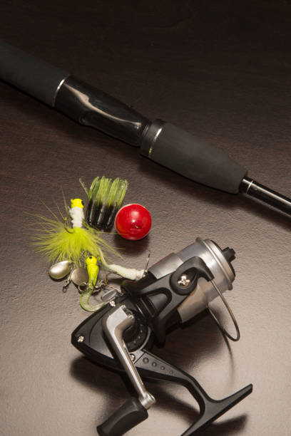 istock Fishing Rod and Lures 640343804