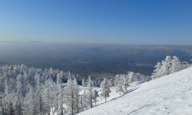 istock Beautiful winter landscape 640344044