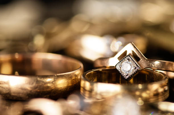 Gold jewelry.