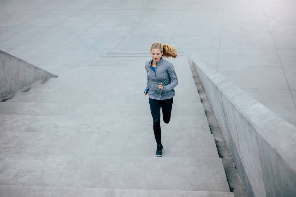 istock Healthy woman on morning run 640351422