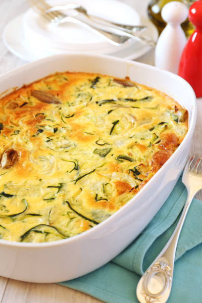 istock Vegetable marrow squash casserole with cheese and shallot 640355914