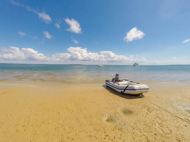 istock Dinghy on an Empty Beach in Queensland Australia 640783668