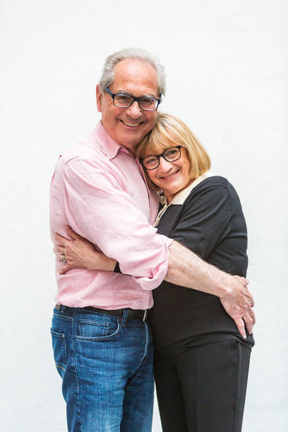 istock Loving Happy Active Senior Couple Hugging 640784026