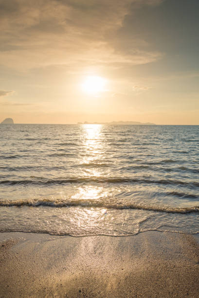 istock Beautiful sunset at tropical sea 640831972