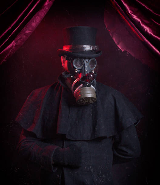 istock Gas Mask Magician 640833836