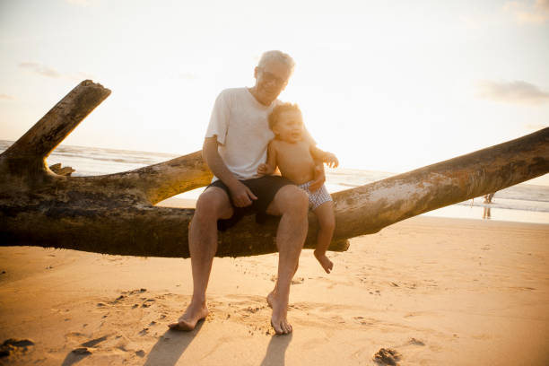 istock Grandfather and grandson 640838560