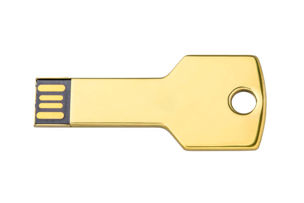 istock USB flash drive as a key to store information 640849226