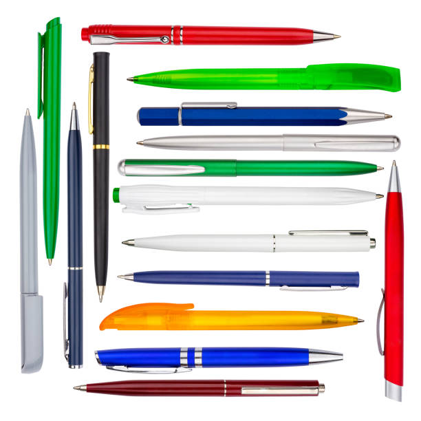 istock set of ballpoint pens 640849374
