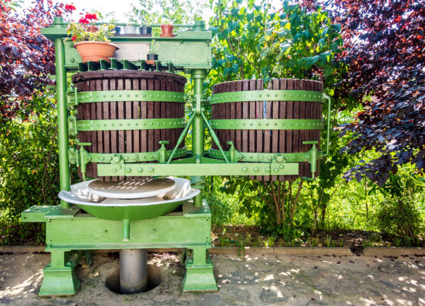 ancient hydraulic press in tokaj, Hungary