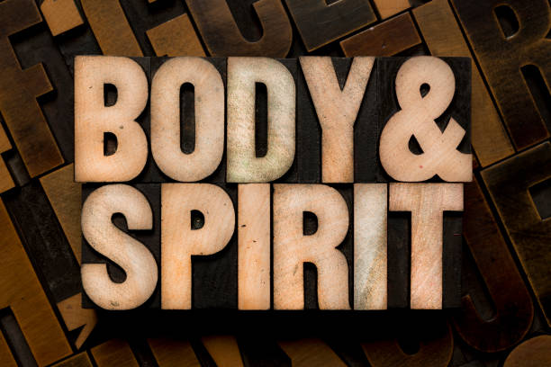 istock Letterpress Type - BODY & SPIRIT 640913650