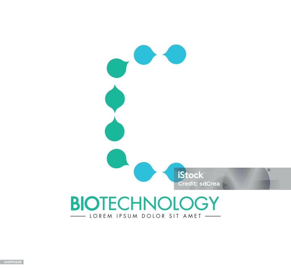 Bio Technology Lettering Biotechnology Concept Designs Stock Illustration - Download Image Now ...