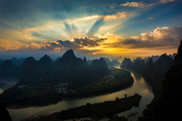 istock Lijiang River in Guilin 640923276