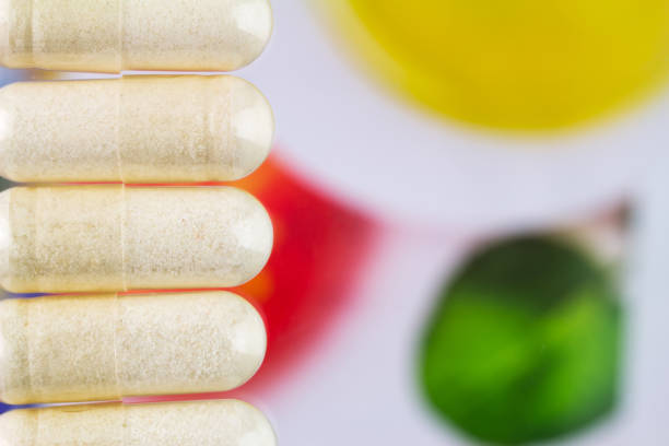 Natural additives and superfood. green algae pills
