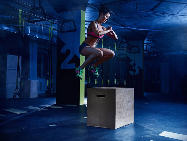 istock Female athlete in action 640929286
