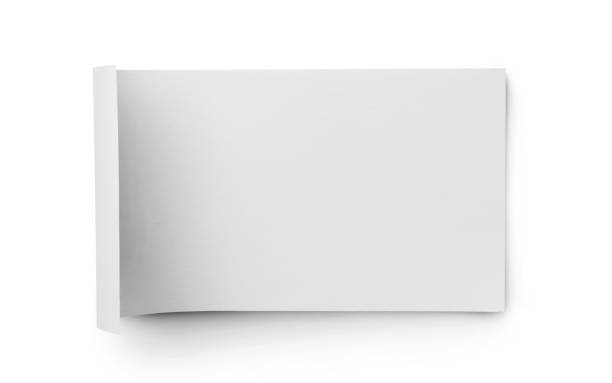 istock White folded blank sheet of paper for correspondence isolated on white background 640930310