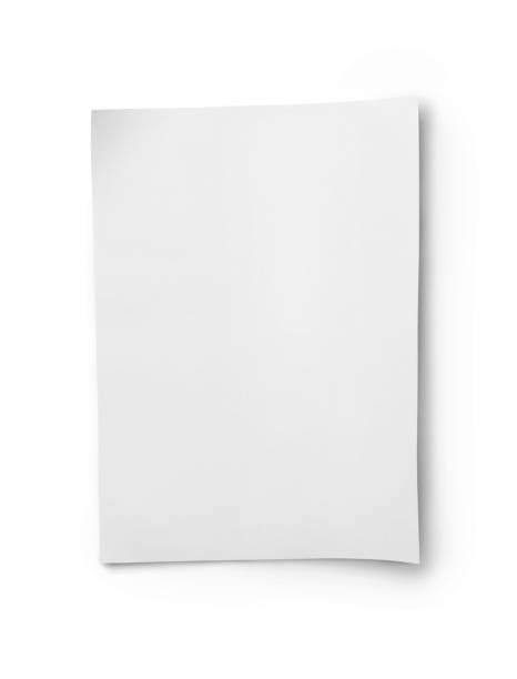istock White blank sheet of paper for correspondence isolated on white background 640930316