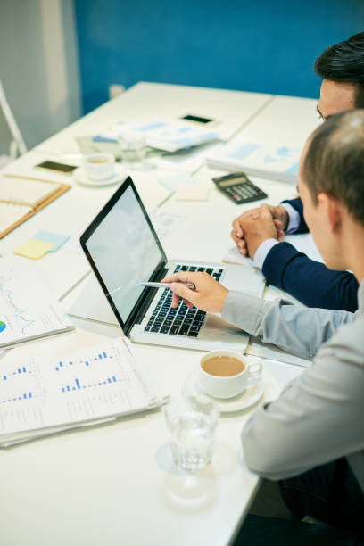 istock Meeting of financial managers 640933596
