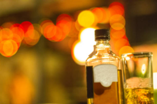 istock Blurred alcohol and party bokeh background 640934326