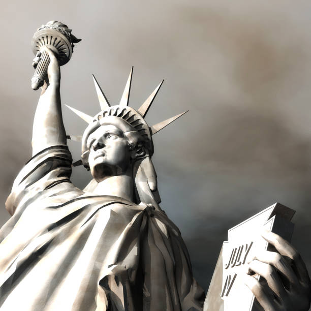 istock 3D Rendering, 3D Illustration of the Statue of Liberty 640942252