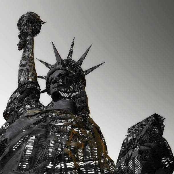 istock 3D Rendering, 3D Illustration of the Statue of Liberty 640942264