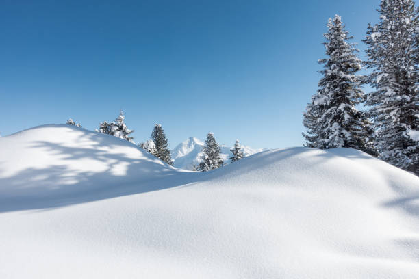 istock Winter landscape in Tyrol as a background image 640944178