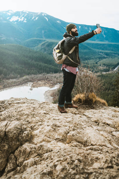 istock Man Hiking Mountain Trail 640951246