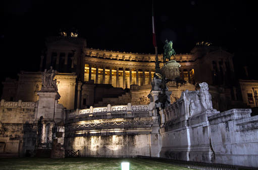 The Altare della Patria also known as the Monumento Nazionale a Vittorio Emanuele II or Il Vittoriano, is a monument built in honor of Victor Emmanuel.