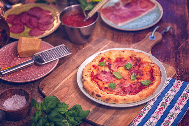 istock Freshly Baked Homemade Pizza 640952074