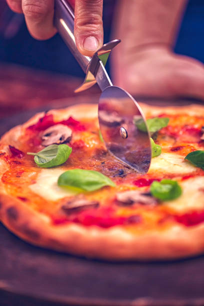 istock Freshly Baked Homemade Pizza 640952134