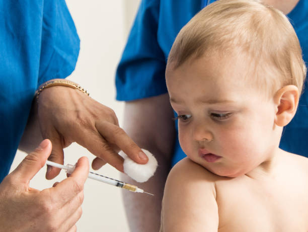 istock Baby boy being vaccinated 640953508