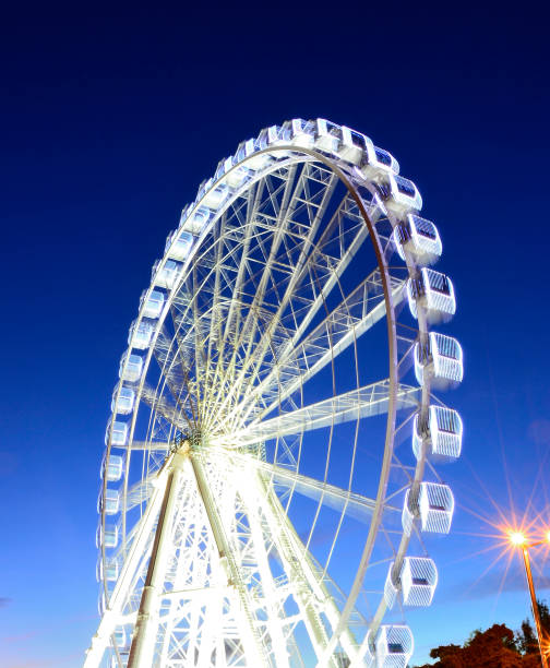istock Ferris wheel at twilight, Zaragoza 640956288