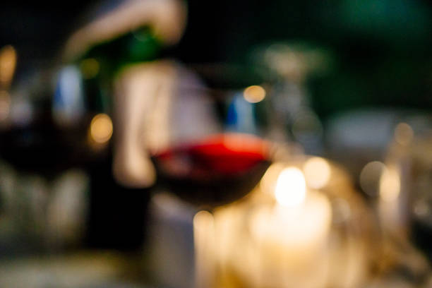 Two glasses of red wine