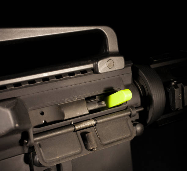 istock Safe chamber flag in an AR-15 640962222