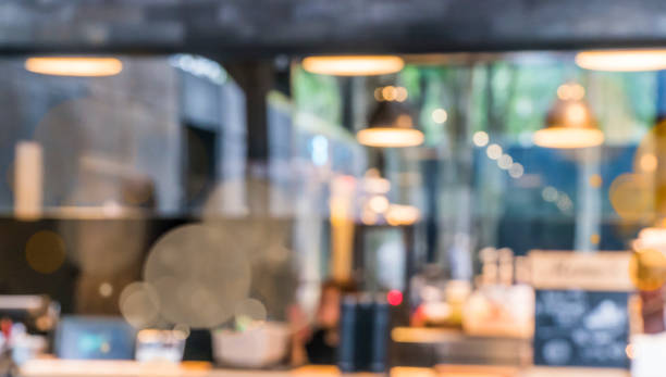 istock Blurred Background of Coffee shop 640963144