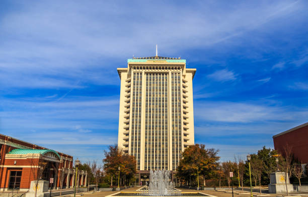 The RSA Tower Montgomery, Alabama stock photo