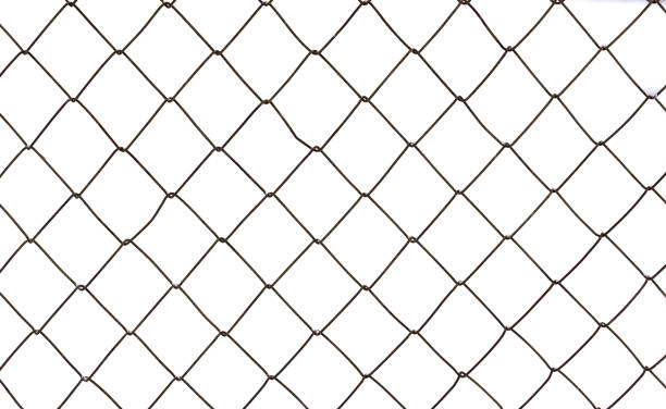 istock Black metal fence 640965898