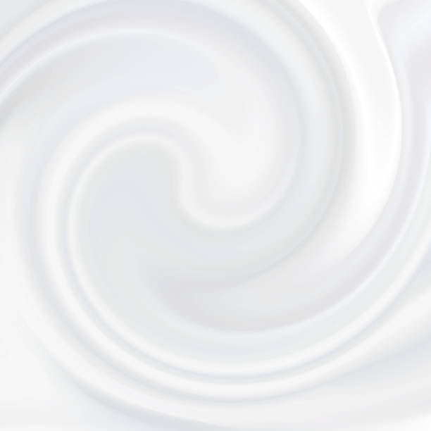 istock White cream. Cosmetic product, liquid texture milky, cream. 640974842