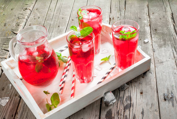 istock Summer iced drink - tea or juice 640976018