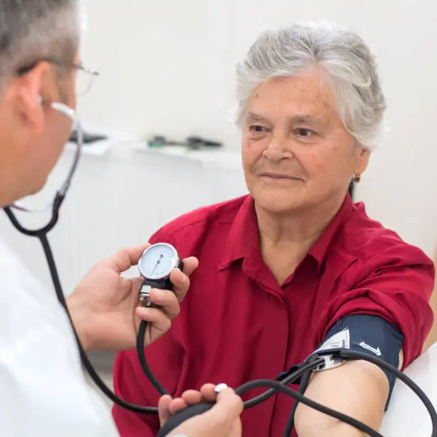 Photo of Checking blood pressure