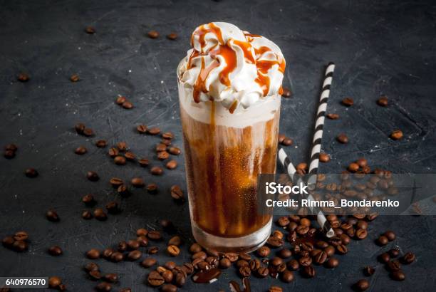 Cold Coffee Drink Frappe Stock Photo - Download Image Now - Cappuccino, Ice, Caffeine