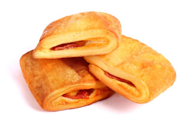 istock Bacon and cheese filled puff pastry strudels 640978248