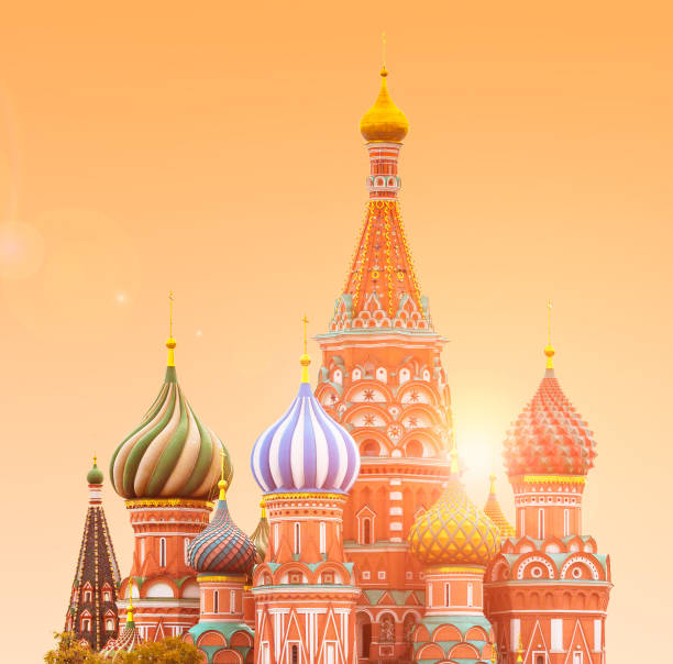istock Evening fragment view of Saint Basil's Cathedral 640980088