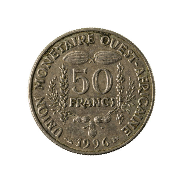istock 50 central african CFA franc coin (1996) obverse 640982044